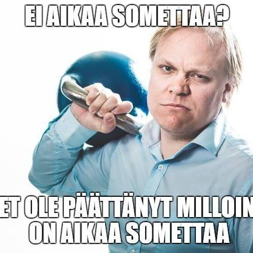 Master of complexity, innovation, management and treeriding. Suomalainen suonkyntäjä.