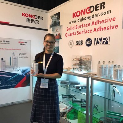 Products manager | solid surface adhesive and quartz surface adhesive manufacturer | lisa@dgkongder.com