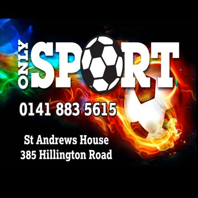 Teamwear, Equipment & Awards. 0141 883 5615 St Andrews House, 385 Hillington Road, G52 4BL josh.mccallum@onlysportltd.co.uk ian_mccallum@btconnect.com