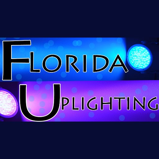 We're Florida Uplighting serving the state of Florida with professional lighting rentals for all events, weddings, parties, sweet 16s, mitzvahs, corporate event