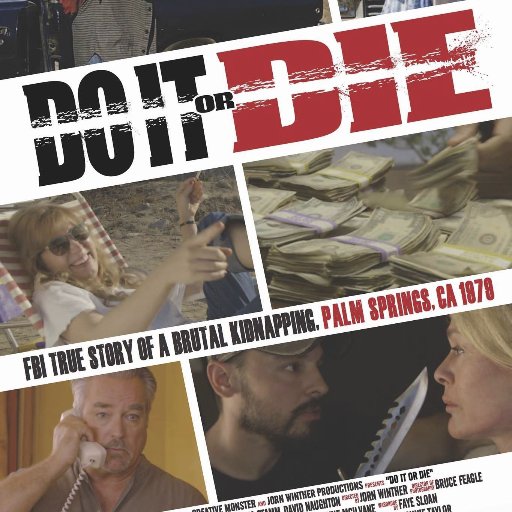 Do It Or Die (2017) is a psychological thriller based on the true story brutal kidnapping of Palm Springs socialite and philanthropist Elaine Chaddick in 1979.