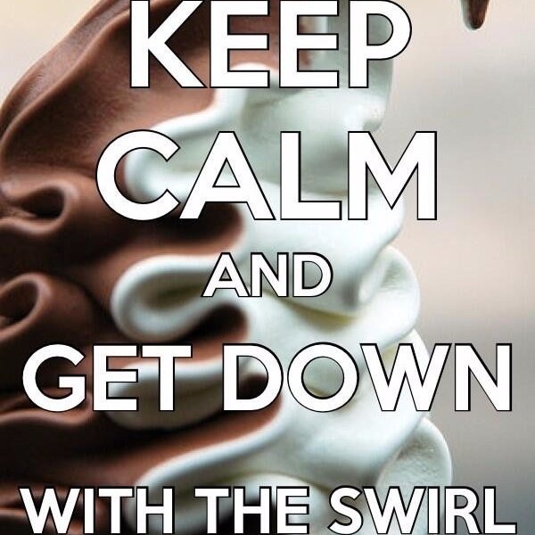 I mean, I'm down with the swirl ;)