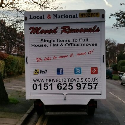 Moved Removals is a Wirral based company that's built on reputation. If you are moving home,office or just need a single item moved contact us for a free quote.