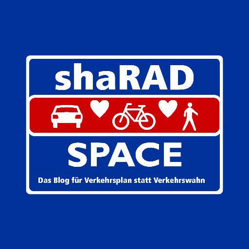 shaRADspace's profile picture. ShaRAD Space - Das Blog für Verkehrsplan statt Verkehrswahn! Nachrichten, Kommentare, Weblogs, Fotos und vieles mehr rund um das Rad.