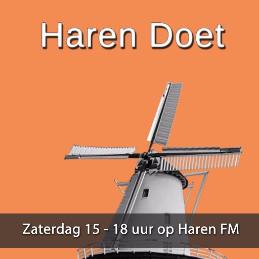 Iedere zaterdagmiddag tussen 3 en 6 uur nieuws, sport en achtergrond op Haren FM (@harenfm). #HarenDoet