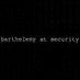 Barthelemy@Security (@barthelemyatsec) Twitter profile photo Barthelemy@Security (@barthelemyatsec) Twitter profile photo