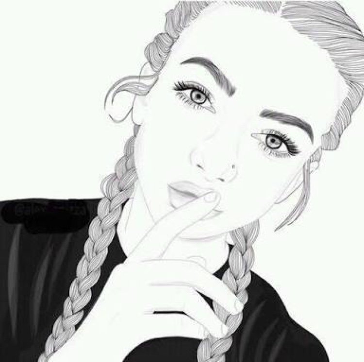 Cute Tumblr Girl Drawings With Color Cuteanimals