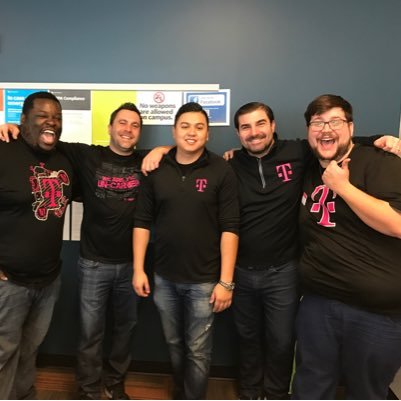 Rocking Out at Mobile1 LLC, Greatest thing ever is Representing the Magenta Team and working hard at it. #Bemagenta #Tmobile #mobile1 #dedicatednewhire