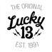 Lucky 13 (@lucky13apparel) Twitter profile photo Lucky 13 (@lucky13apparel) Twitter profile photo
