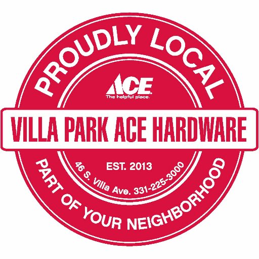 Why run around? Villa Park Ace is your place! Phone: 331-225-3000 Hours: M-F 8a-7p, Sat 8a-5p, Sun 9a-4p