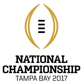 The #CFBPlayoff National Championship game between Alabama and Clemson will be Monday, January 9, 2017. ESPN coverage will begin at 7PM ET.