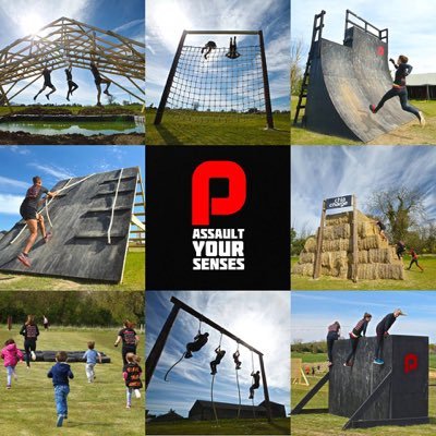 The UK's No.1 Assault Course.....probably! Incline/decline monkey bars, big walls, cargo nets, Irish table, hangover wall and much more #AssaultYourSenses