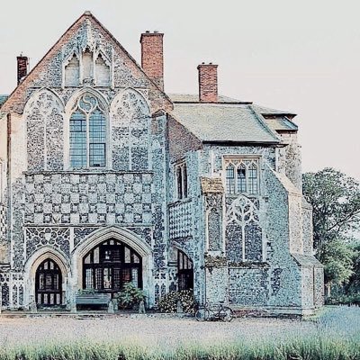 Former 12C Augustinian monastery in the wilds of Suffolk, home and concert space for many years to composer @francesshelley and inspiration for much of her work