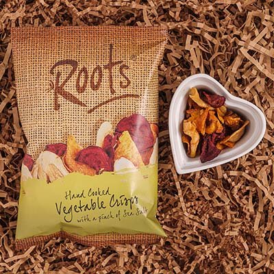 We're a new brand of tasty Hand Cooked Vegetable Crisps which has born and bred Lancashire credentials. We’re friendly folk who are very proud of our ‘Roots!’