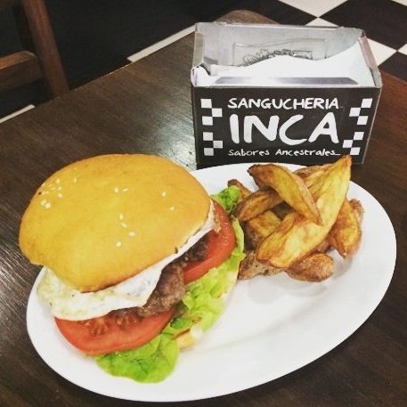 Sangucheria Inca Sabores ancestrales,sándwich peruanos,sándwich fusión, dirección Av Perú 805 local d ,(Santiago-Chile) teléfono 228807554