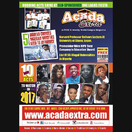 Publisher of Nigeria's biggest Campus/Youth Magazine, Acada Magazine. CEO, MAGiKAL Entertainment. +234-8062300002