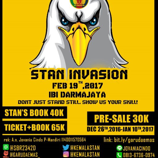 TryOut Nasional by @KemalaSTAN | Ready to be STANers 2017 | Line @sbr2342d | #infoSTAN cek favorit | 📷 ig: @kemalastan 📷 | CP : 0813-6736-0974 (cindo)