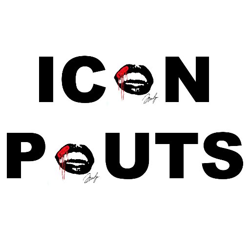 Icon Pouts - the online lipstick pouty exhibition of the artist @annalouisesimp1