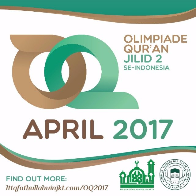 OQ_seIndonesia's profile picture. Official twitter Olimpiade al-Qur'an Jilid II se-Indonesia 2017 || LTTQ Fathullah