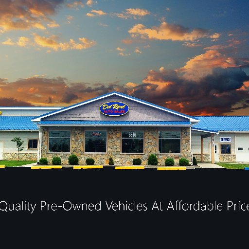 Welcome to Del Real Auto Sales on Twitter! We are a family owned and operated business providing Quality pre-owned vehicles at affordable prices!