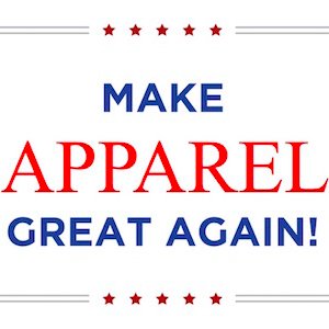 Make Apparel Great Again is an online retailer of garments quoting the U.S. President-Elect.