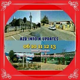 azdinfo's profile picture. COMMUNITY SERVICE FOR AZAADVILLE-TRAFFIC/SECURITY UPDATES,NIKAAHS,FUNERALS AND ALSO WATS HAPPENING ARND TOWN!!