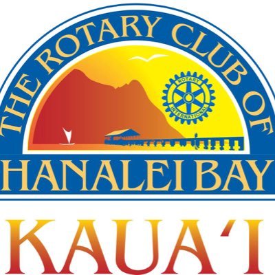 Rotary Club of Hanalei Bay serving the community of the north shore of island of Kauai, Hawaii