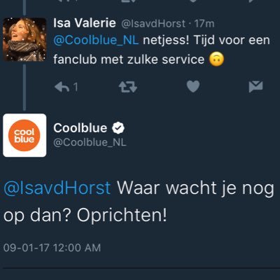 wij houden van de service van coolblue! dat mag beloond worden :)