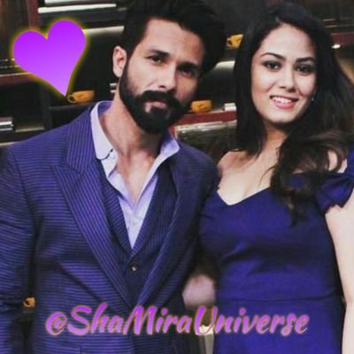 Because ShaMira sets perfect Love Goals. They are Angels who rule over the World of Hearts. Welcome to our Universe of @shahidkapoor and Mira Kapoor