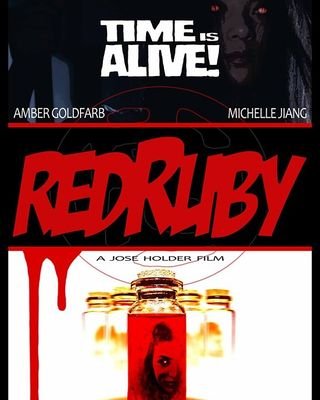 Official Twitter page for REDRUBY, a short film directed by Jose Holder. Starring Amber Goldfarb & Michelle Jiang! Horror/sci-fi genre. Live action.