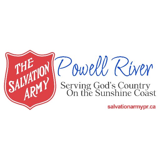 The Salvation Army serving the community of Powell River BC on the Sunshine Coast of British Columbia Canada.