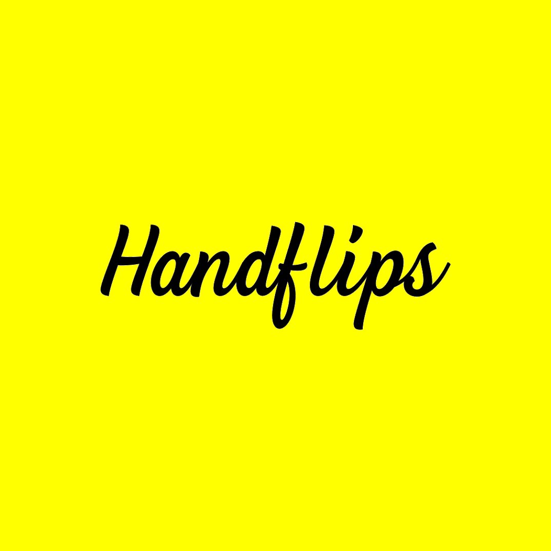 handflips's profile picture. Handflipping is da the new thaaaang
