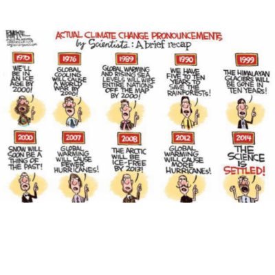 #Trump2024 🇺🇸 *The Official Climate Denier* AGW = hoax! Denying statistically significant causal relationship between CO2 & ”climate change”. RT’s = 👍🏼