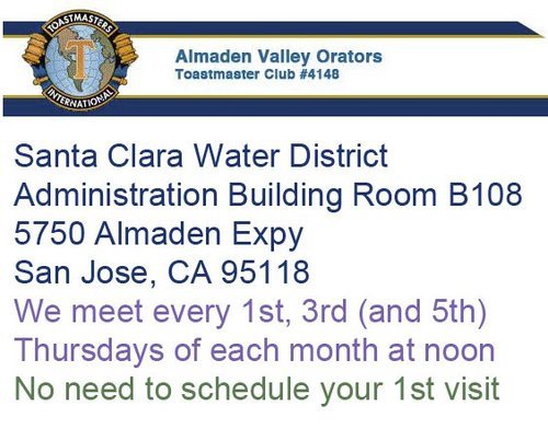 Looking 4 a new job? Interested in networking with the Silicon Valley community? Hone your communication &  leadership skills at AVOTM.