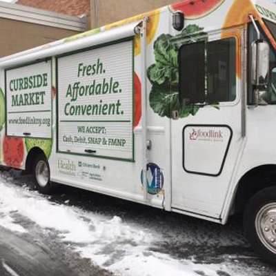 A farm stand on wheels, Curbside Market will be visiting 50 locations each week in and around ROC, selling fresh & affordable produce. Cash, debit, WIC, EBT.