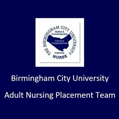 Birmingham City University Nursing Placement Team dedicated to supporting#student#nurses & #mentors during practice placements. Follow for info, updates & news.