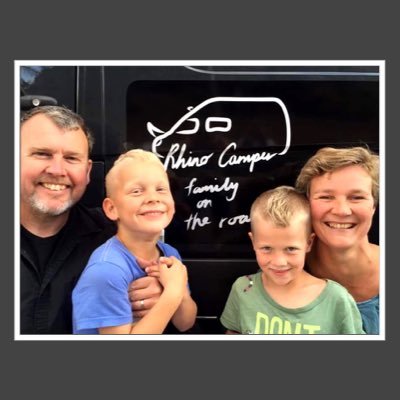 Rhinocamper's profile picture. We are the Rhino Camper family sharing our adventures in our Mercedes Sprinter 4x4 camper called Rhino. We support the conservation of the Rhino along the way!