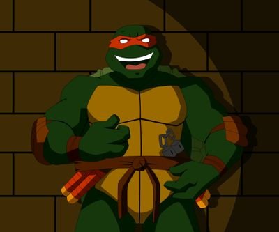 Yo I'm Mikey I love pizza 🍕 video games and riding my skateboard Cowabunga dude!!!! My brothers are Leo and Raph and Don