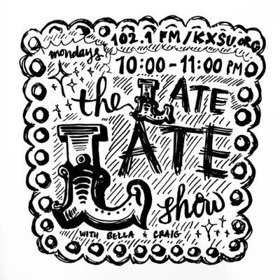 Listen to The Late Late Show with @sadgrrlz and @jaffecraig on KXSU 102.1FM or on our website, airing every Monday night from 10:00-11:00pm PST!