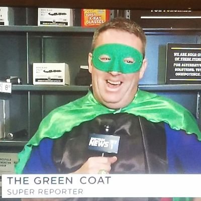 This twitter account is dedicated to @RogerClark41's green coat. Coming soon to a frigid day near you.