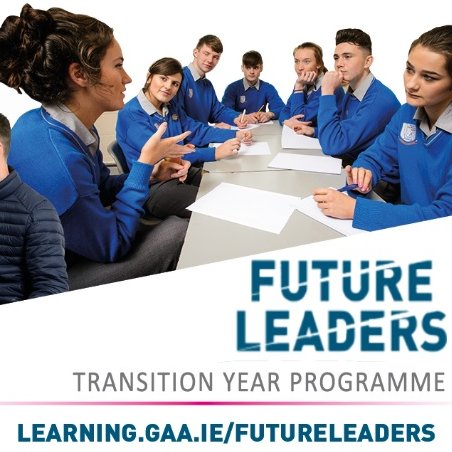 Twitter account of the GAA Future Leaders Programme. 
📣 Programme Registration Open - To register your school for 2023/24 school year click on the link below⬇️