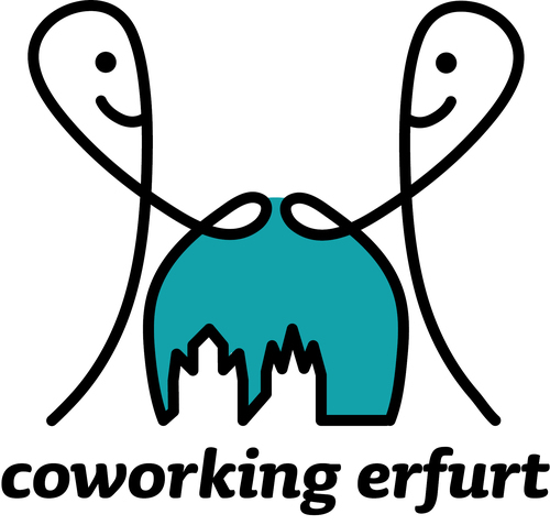 Freischaffende, Kreative und Freelancer arbeiten außerhalb des Homeoffice an Projekten und treffen sich zum kreativen Austausch im Coworking Space Erfurt.