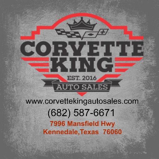 Welcome to Corvette King Auto Sales Located in  Kennedale, TX Follow us for the latest Vehicles Available!