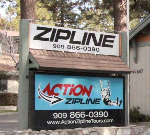 Californias VERY first permitted zipline course located in BEAUTIFUL Big Bear Lake, CA.