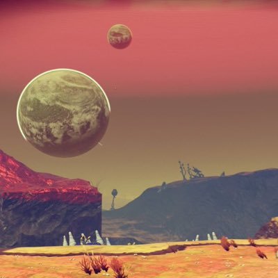 Scenes from No Man's Sky