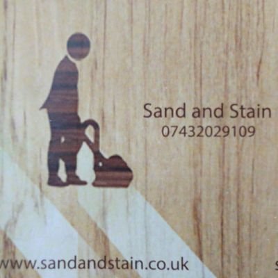 sand and stain