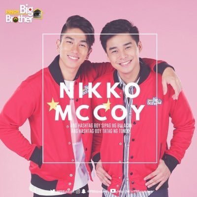 Nikko and Mccoy. The 2-in-1 Housmate. Our Big Winner!  #PBBDreamTeamComplete