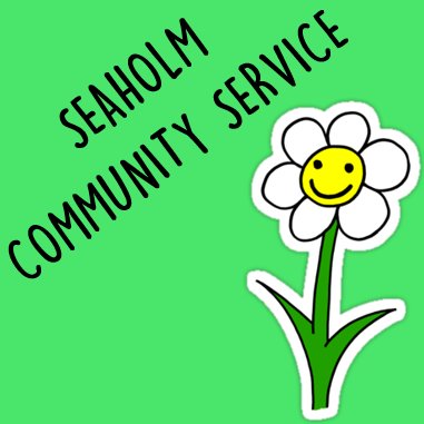 Community Service opportunities for students at Seaholm High School.