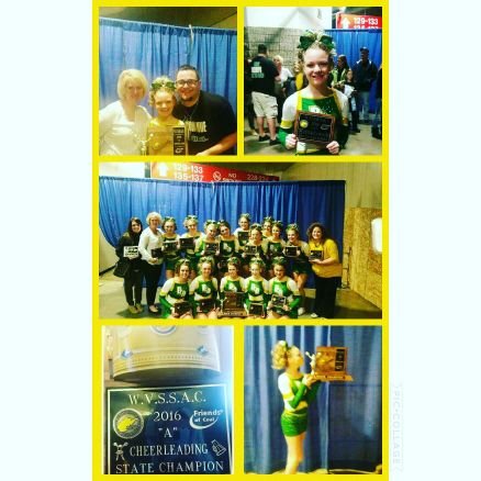 Cheerleader💚💛state champs👑💚💛