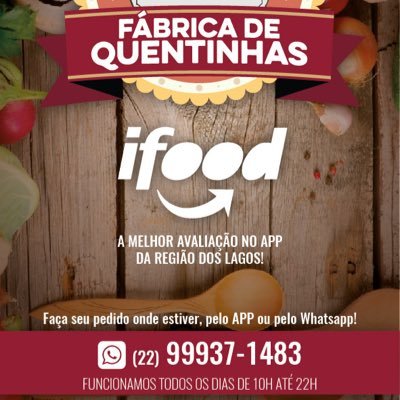 🍴Especialista em refeições à domicilio 🏍, oferecendo o melhor da gastronomia🍝 brasileira com os melhores 💰 preços da região. 📱22999371483